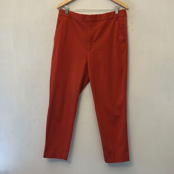 Banana Republic Burnt Orange High Rise Slim Ankle pants Size 16
EUC - Picture 2 of 7